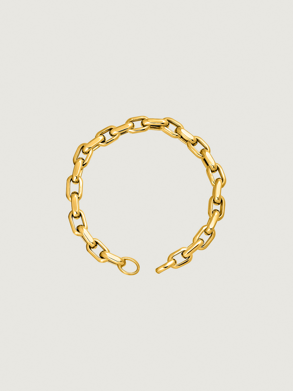 18K Yellow Gold Plated 925 Silver Forza Link Bracelet